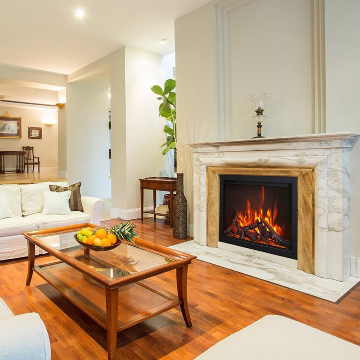 Amantii TRD Smart Electric Fireplace – Traditional Built - In Series - Outdoorium