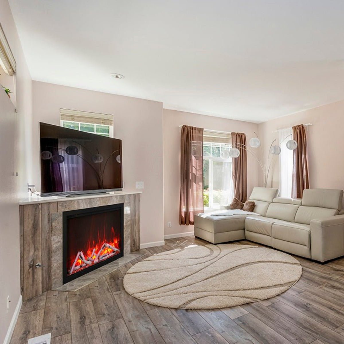 Amantii TRD Smart Electric Fireplace – Traditional Built - In Series - Outdoorium