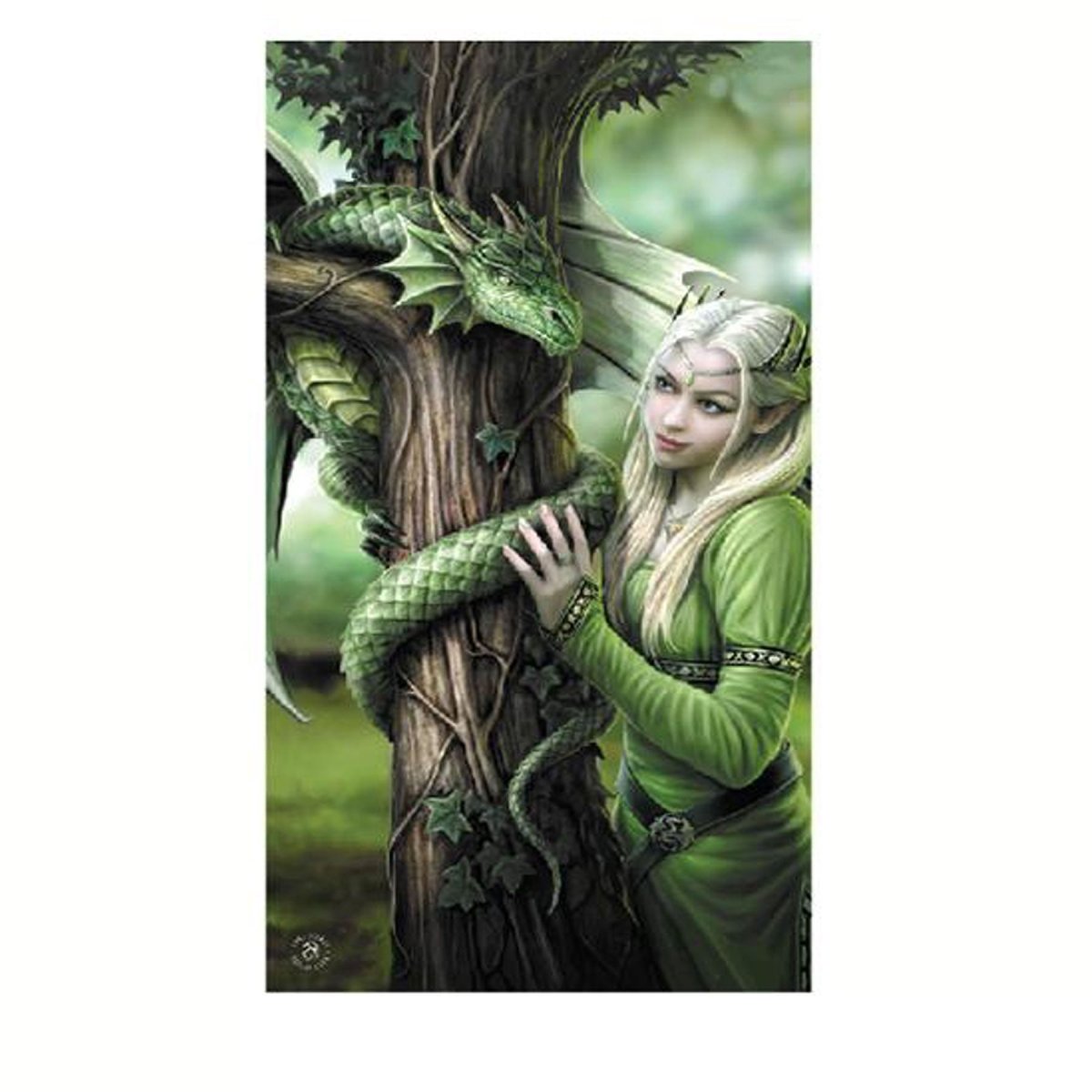 Anne Stokes Kindred Spirits Beach Towel - Outdoorium