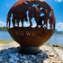 Anzacs "Lest We Forget" Cast Iron Fire Pit 80cm - Outdoorium