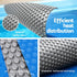 Aqua Buddy Pool Cover 600 Micron Solar Heat Blanket LDPE 8x4.2m w/ 5.55m Roller | Outdoorium