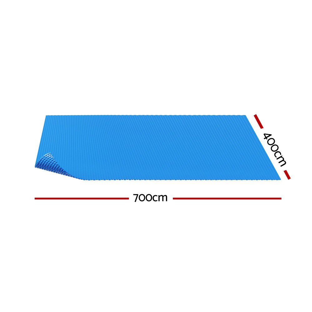 Aquabuddy 7x4M Solar Swimming Pool Cover 500 Micron Isothermal Blanket - Outdoorium