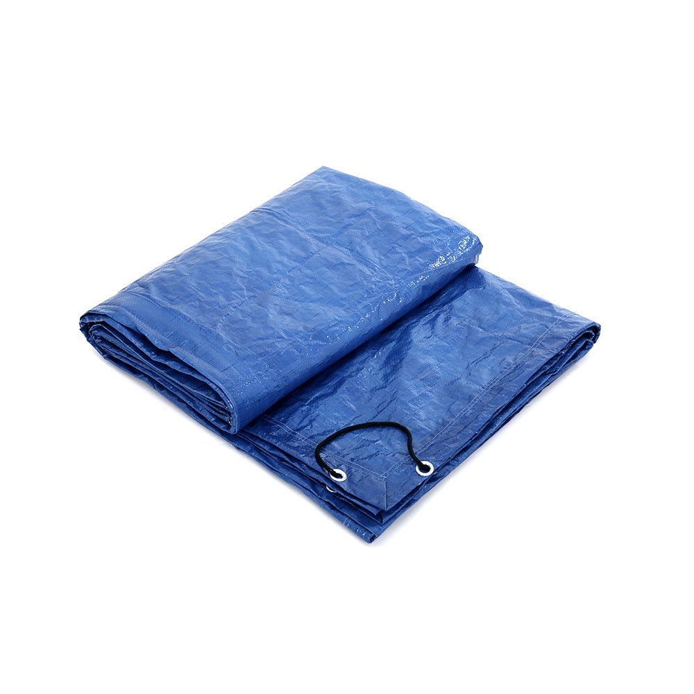 Aquabuddy Pool Cover 3x2m Above-ground Swimming Pool Blanket Blue - Outdoorium