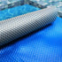 Aquabuddy Pool Cover 500 Micron 10.5x4.2m Swimming Pool Solar Blanket Blue Silver | Outdoorium