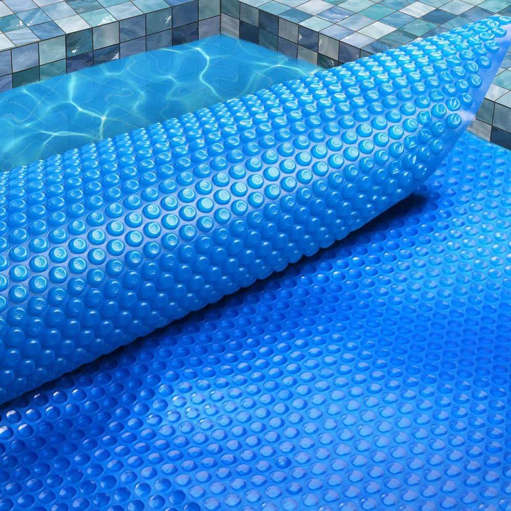 Aquabuddy Pool Cover 500 Micron 9.5x5m Swimming Pool Solar Blanket Blue | Outdoorium