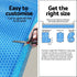 Aqua Buddy Pool Cover 600 Micron 6.5x3m Swimming Pool Solar Blanket Blue - Outdoorium