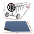 Aqua Buddy Pool Cover 600 Micron 6.5x3m w/ Roller 4m Swimming Pools Black Solar Blanket | Outdoorium