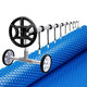 Aqua Buddy Pool Cover 600 Micron 6.5x3m w/ Roller 4m Swimming Pools Solar Blanket | Outdoorium