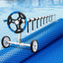 Aqua Buddy Pool Cover 600 Micron 6.5x3m w/ Roller 5.55m Swimming Pools Solar Blanket - Outdoorium