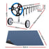 Aqua Buddy Pool Cover 600 Micron 9.5x5m w/ Blue Roller 5.55m Black Solar Blanket | Outdoorium