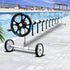 Aquabuddy Pool Cover Roller 5.5m Adjustable Swimming Pool Solar Blanket Reel Blue | Outdoorium