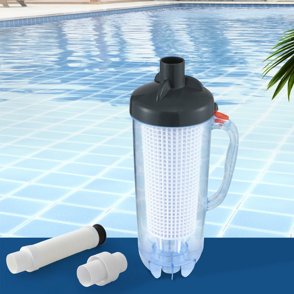 Aquabuddy Pool Leaf Canister Cleaner Suction Catcher In - ground Swimming Pools - Outdoorium