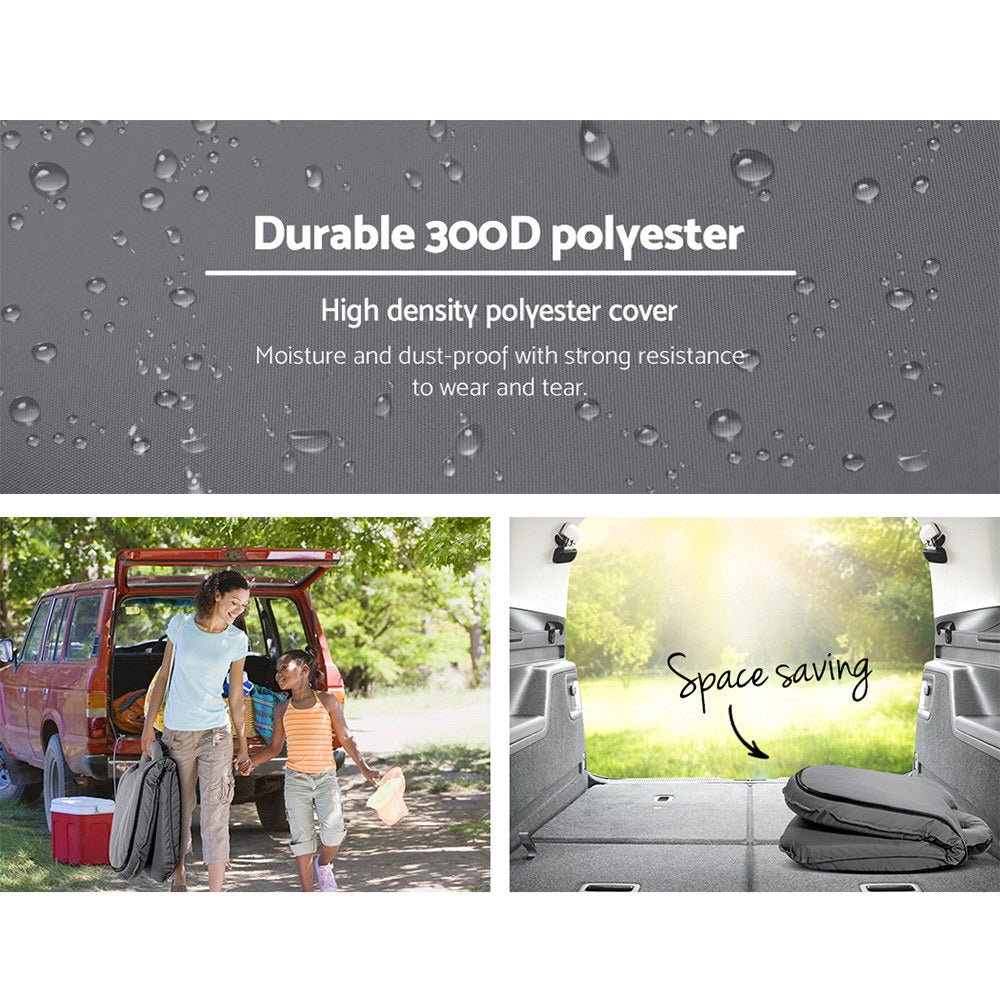 Artiss Floor Lounge Sofa Camping Chair Grey | Outdoorium