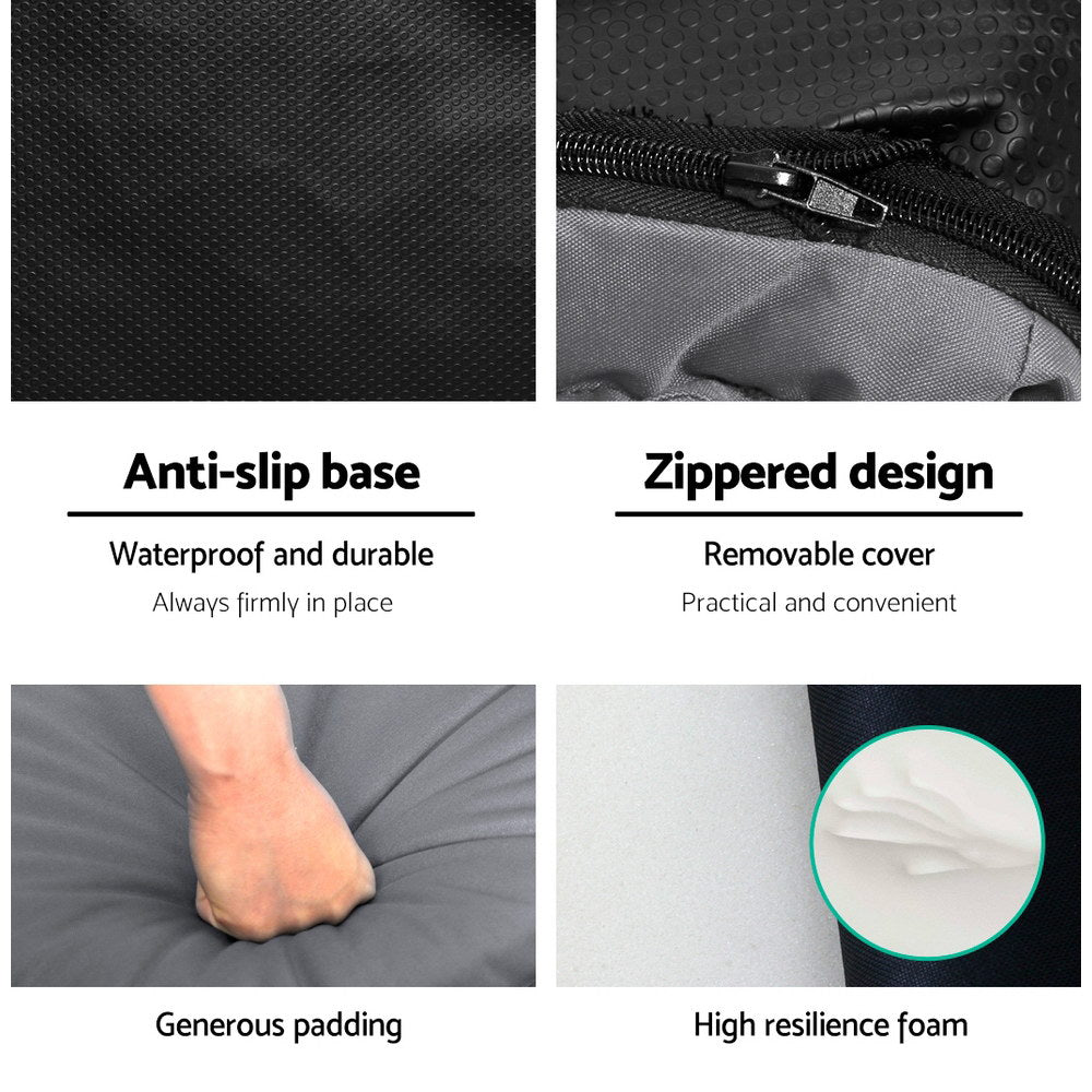 Artiss Floor Lounge Sofa Camping Chair Grey | Outdoorium