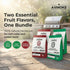 ASMOKE 20lbs (9kg) Wood Pellet Sampler Bundle - 2-Flavour Variety Pack (2x Cherry, 2x Apple) - Best for Pork, Ribs & Poultry | Home & Garden > BBQ > BBQs & Accessories