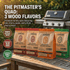 ASMOKE 4-Piece Premium Wood Pellet Variety Pack - Apple, Oak & 2x Cherry (4 x 2.27kg Bags) | Home & Garden > BBQ > BBQs & Accessories