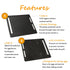ASMOKE Pre-Seasoned Matte Enamel Cast Iron Reversible Grill/Griddle | Home & Garden > BBQ > BBQs & Accessories