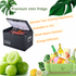 ASMOKE Premium Mini Fridge | 37L Compact Refrigerator with Roll-Bond Evaporator & Internal Light for Camping, RV & BBQ | Outdoor Recreation > Camping > Camping Appliances