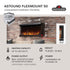 Astound FlexMount Series Electric Fireplace | Outdoorium