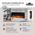 Astound FlexMount Series Electric Fireplace | Outdoorium