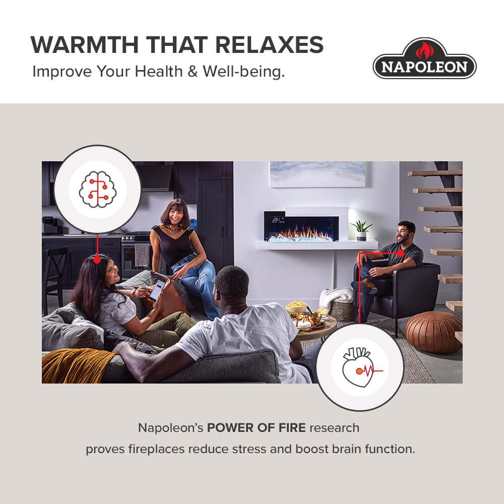 Astound FlexMount Series Electric Fireplace | Outdoorium