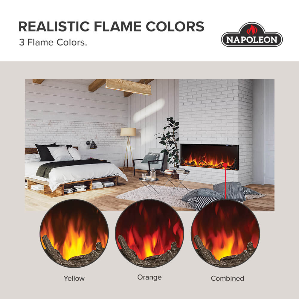 Astound FlexMount Series Electric Fireplace | Outdoorium