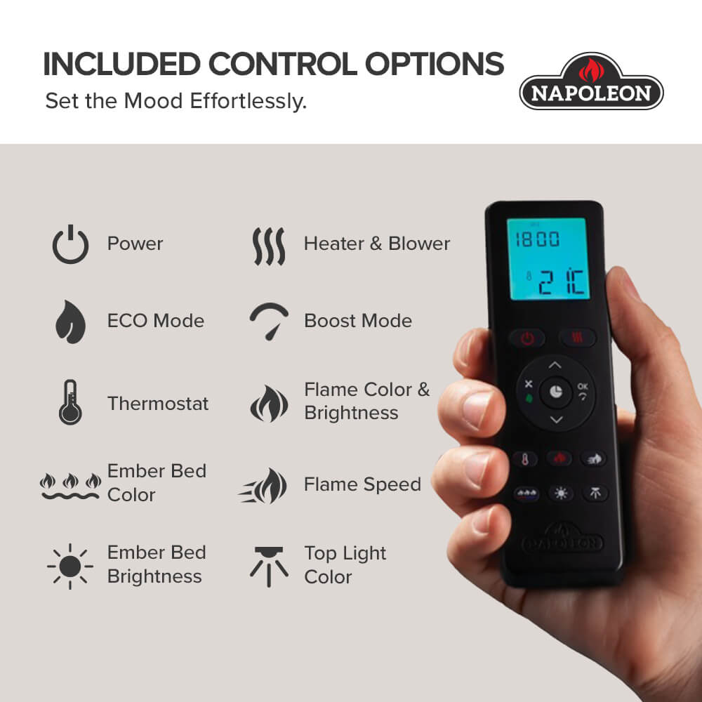 Astound FlexMount Series Electric Fireplace | Outdoorium