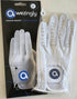 Awezingly Premium Quality Cabretta Leather Golf Glove for Men - White (M/L) | Outdoorium