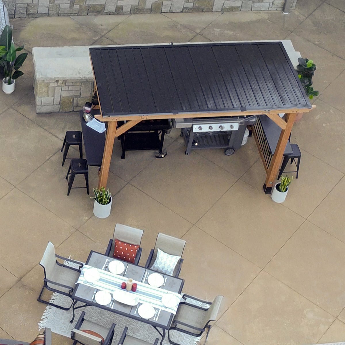 Backyard Discovery Saxony Grill/BBQ XL Gazebo - Outdoorium