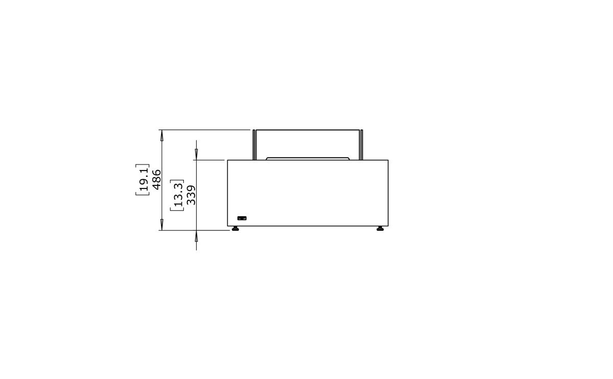 Base 30 Ethanol Fire Pit Table - Outdoorium