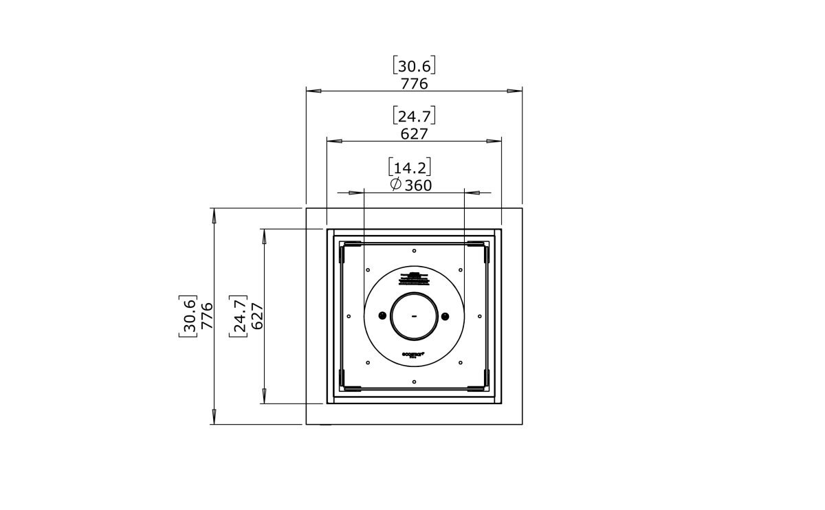 Base 30 Ethanol Fire Pit Table - Outdoorium