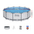 Bestway 366cm Swimming Pool Above Ground Pools Round Filter Pump Cover Ladder | Outdoorium
