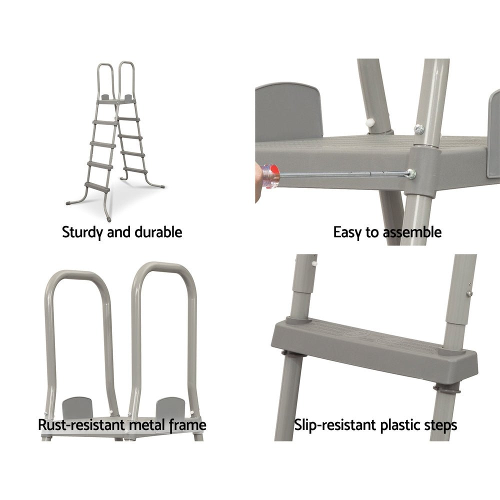 Bestway Above Ground Pool Ladder with Removable Steps - Outdoorium