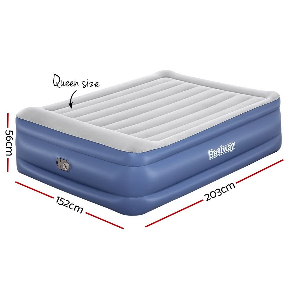 Bestway Air Bed Inflatable Mattress Queen - Outdoorium