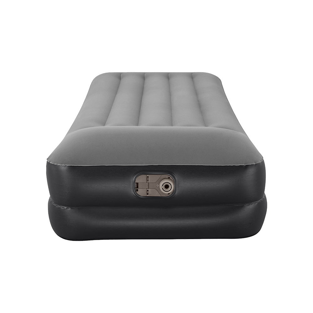 Bestway Air Mattress Single Inflatable Bed 46cm Airbed Black - Outdoorium