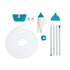 Bestway Pool Cleaner 2 Cleaning Heads Vacuum 6m Hose 1.9m Aluminium Pole | Outdoorium