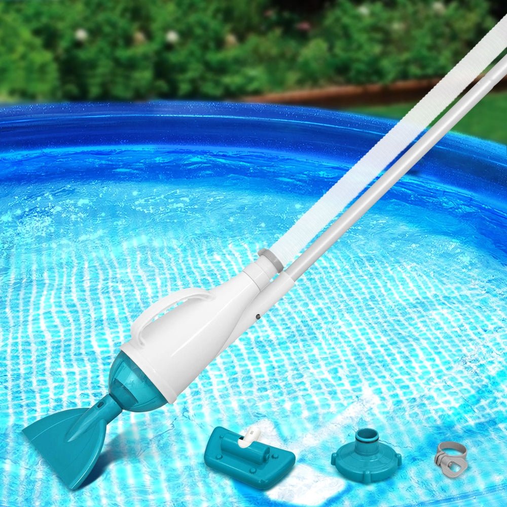 Bestway Pool Cleaner 2 Cleaning Heads Vacuum 6m Hose 1.9m Aluminium Pole | Outdoorium