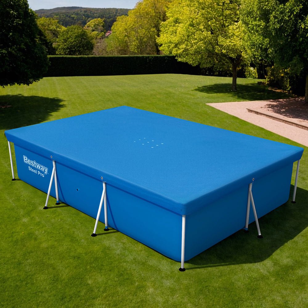 Bestway Pool Cover 58106 Fits 3x2.01m Above Ground Swimming Pool PE Blanket - Outdoorium