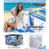 Bestway Pool Float Island Inflatable Lounge 6-person Seat Canopy - Outdoorium