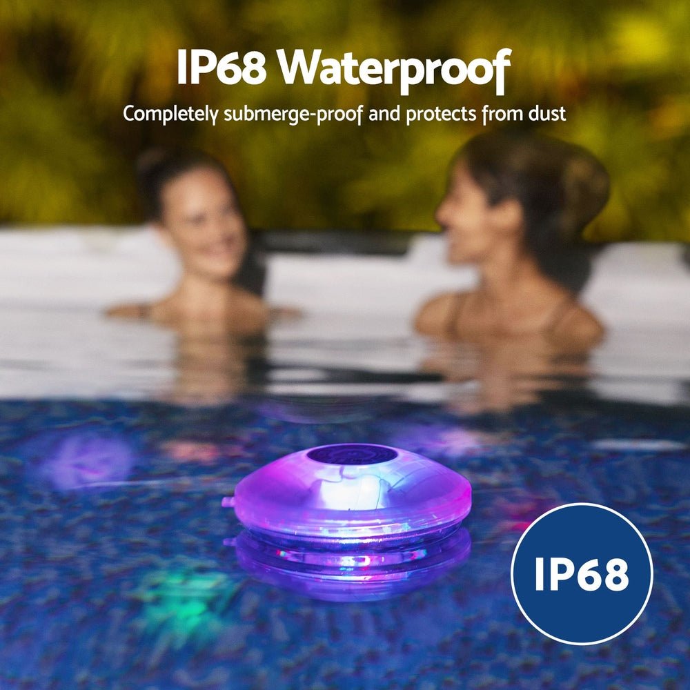 Bestway Pool Float Lamp LED Lights 7 Modes Multi Color Lamps For Pools | Outdoorium