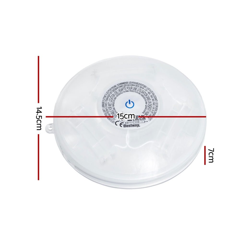 Bestway Pool Float Lamp LED Lights 7 Modes Multi Color Lamps For Pools | Outdoorium
