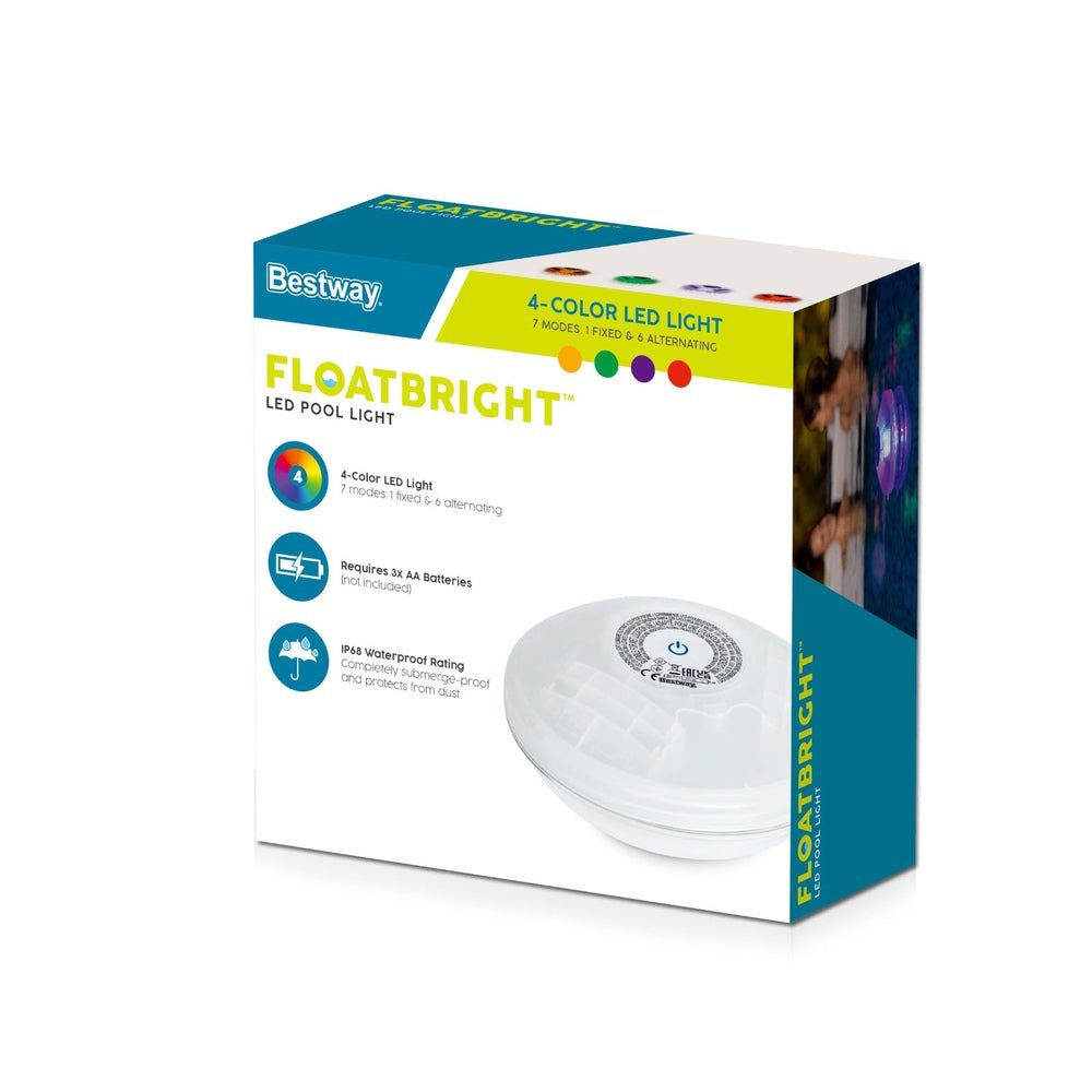 Bestway Pool Float Lamp LED Lights 7 Modes Multi Color Lamps For Pools | Outdoorium