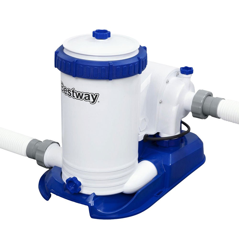 Bestway Pool Pump Cartridge Filter 2500GPH 9463L/H Flowclear? Filters Cleaner - Outdoorium