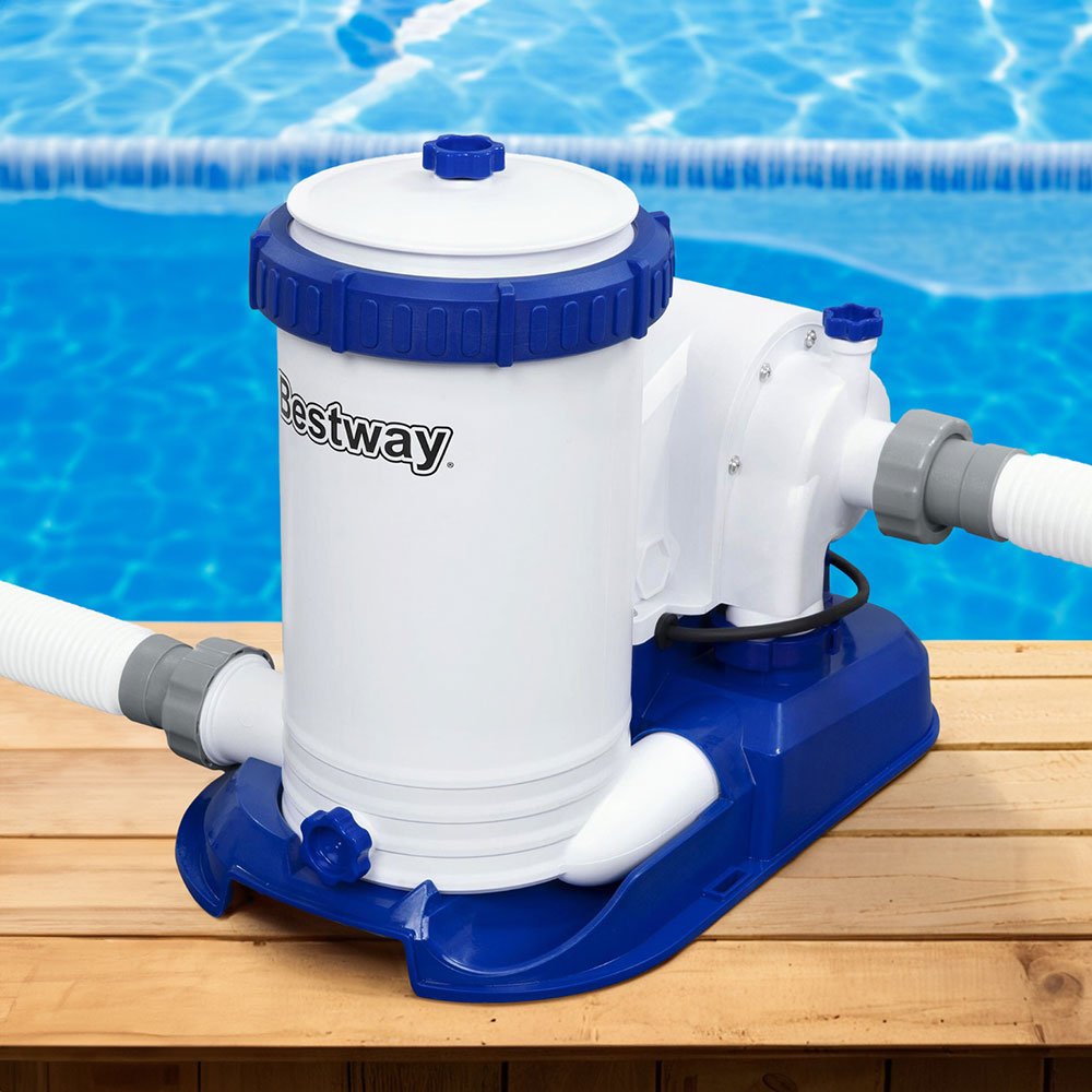 Bestway Pool Pump Cartridge Filter 2500GPH 9463L/H Flowclear? Filters Cleaner - Outdoorium