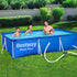 Bestway Swimming Pool 400x211x81cm Steel Frame Above Ground Pools w/ Filter Pump 5700L - Outdoorium