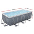 Bestway Swimming Pool 412x201x122cm Steel Frame Pool Set w/Pump Ladder | Outdoorium