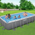 Bestway Swimming Pool 549x274x122cm Steel Frame Above Ground Pools Filter Pump Ladder 14812L | Outdoorium
