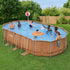 Bestway Swimming Pool Steel Frame Luxury Pool & SPA Massage Set 6.1x3.66x1.22m | Outdoorium