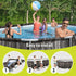 Bestway Swimming Pool Steel Frame Pool Set 6.1x3.66m w/ Filter Pump Ladder Cover | Outdoorium