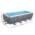 Bestway Swimming Pool Steel Frame Pool Set w/ Filter Pump Ladder Cover 488x244cm | Outdoorium